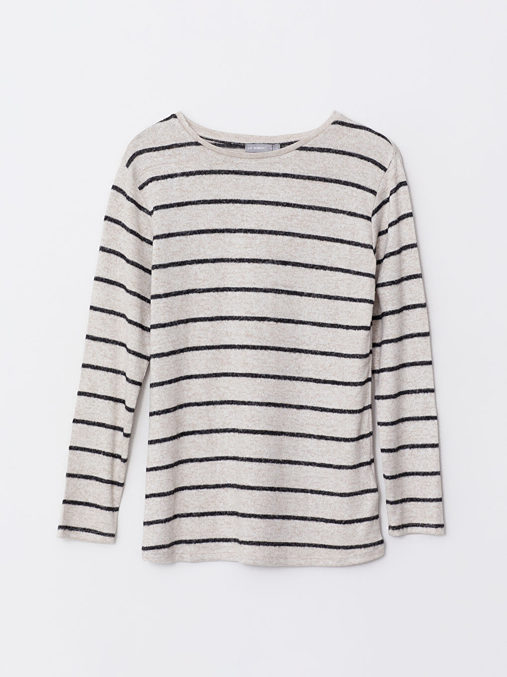 Crew Neck Striped Long Sleeve Women's Body-4