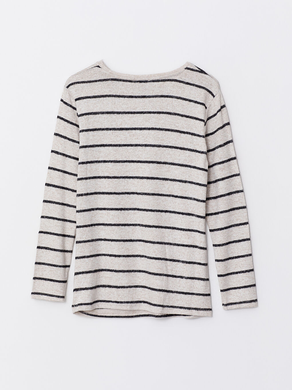 Crew Neck Striped Long Sleeve Women's Body-5