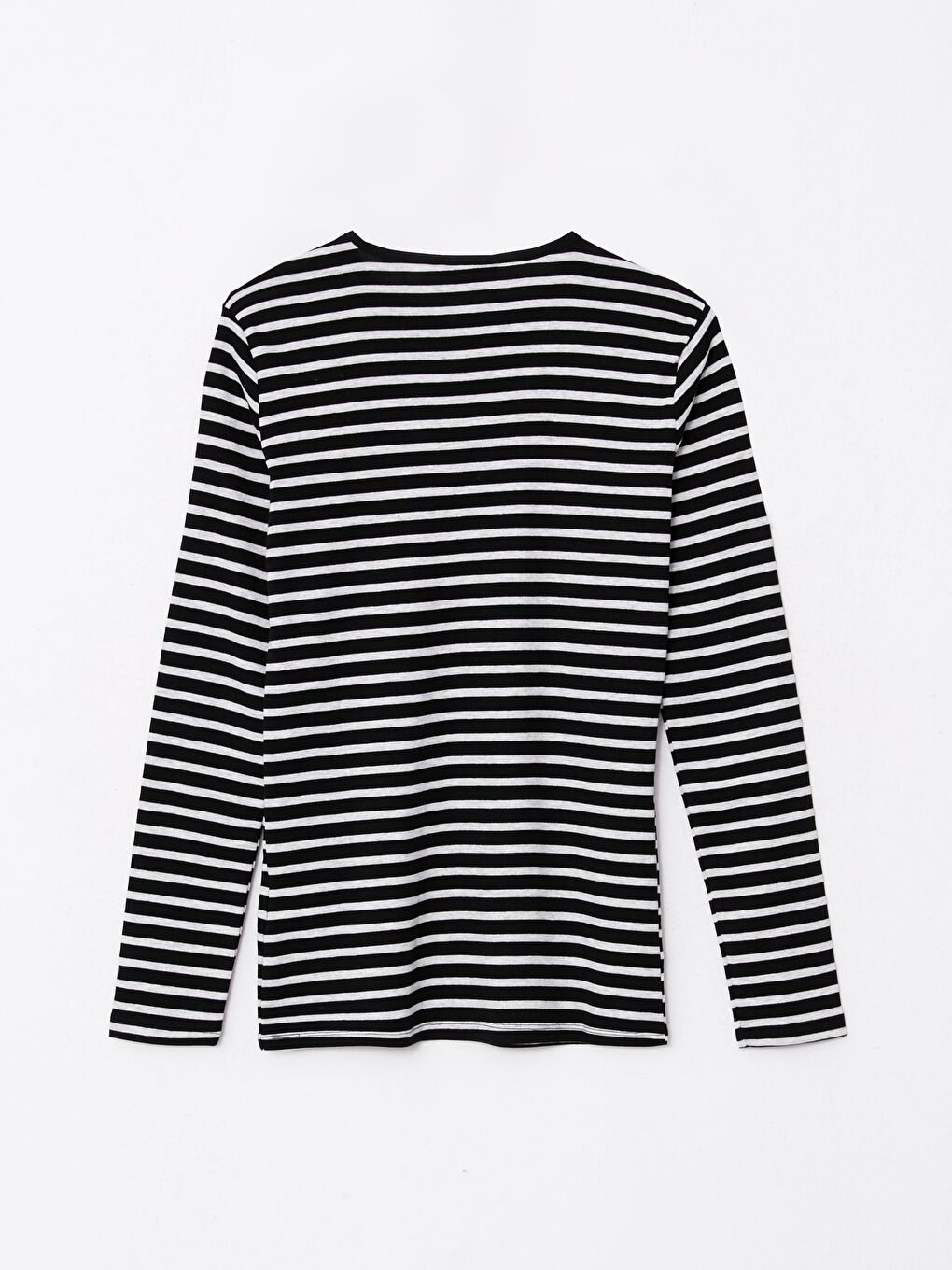 LCWAIKIKI Basic Crew Neck Striped Long Sleeve Women's Body -W25238Z8-LEG