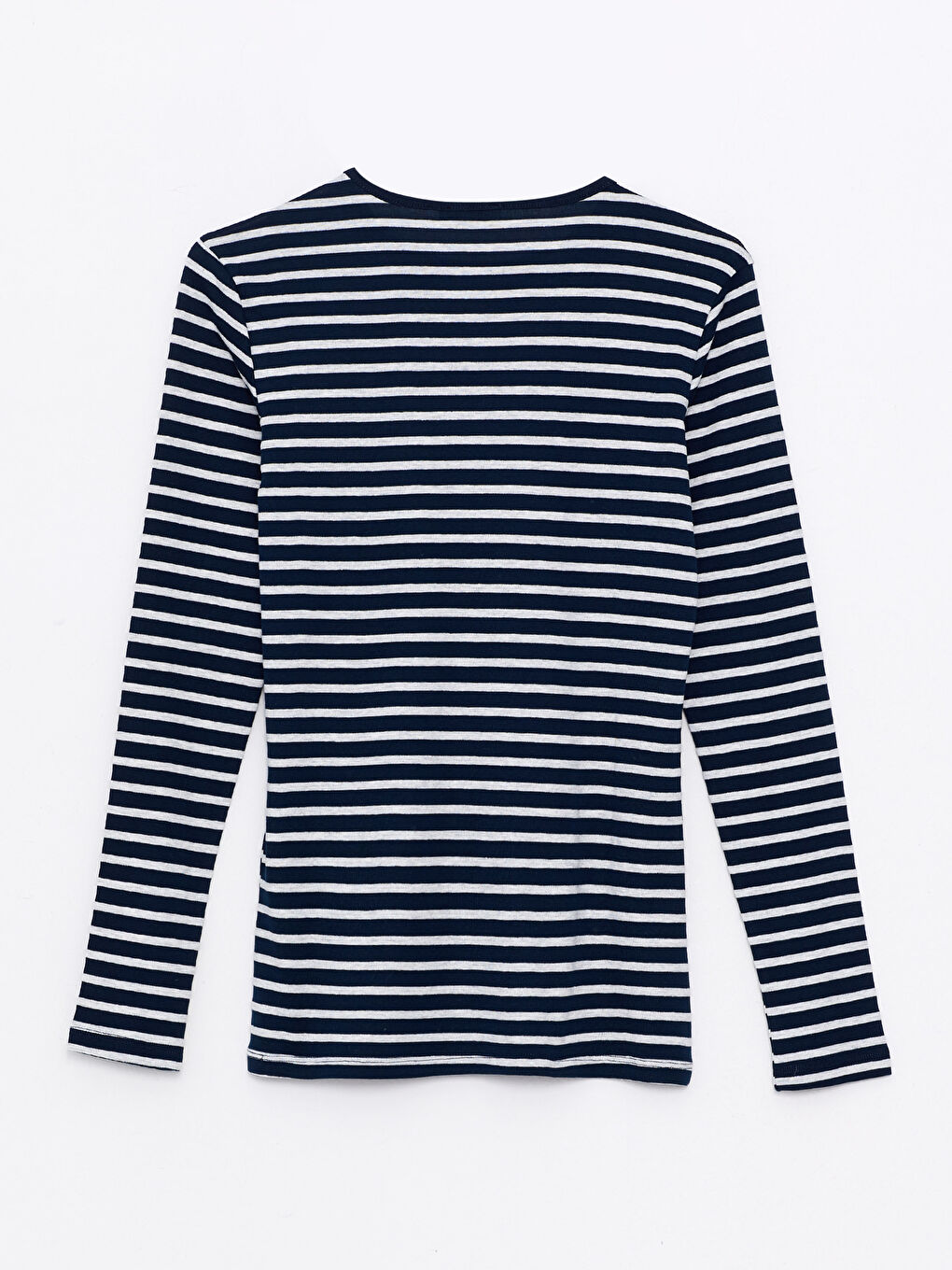 Crew Neck Striped Long Sleeve Women's Body-6