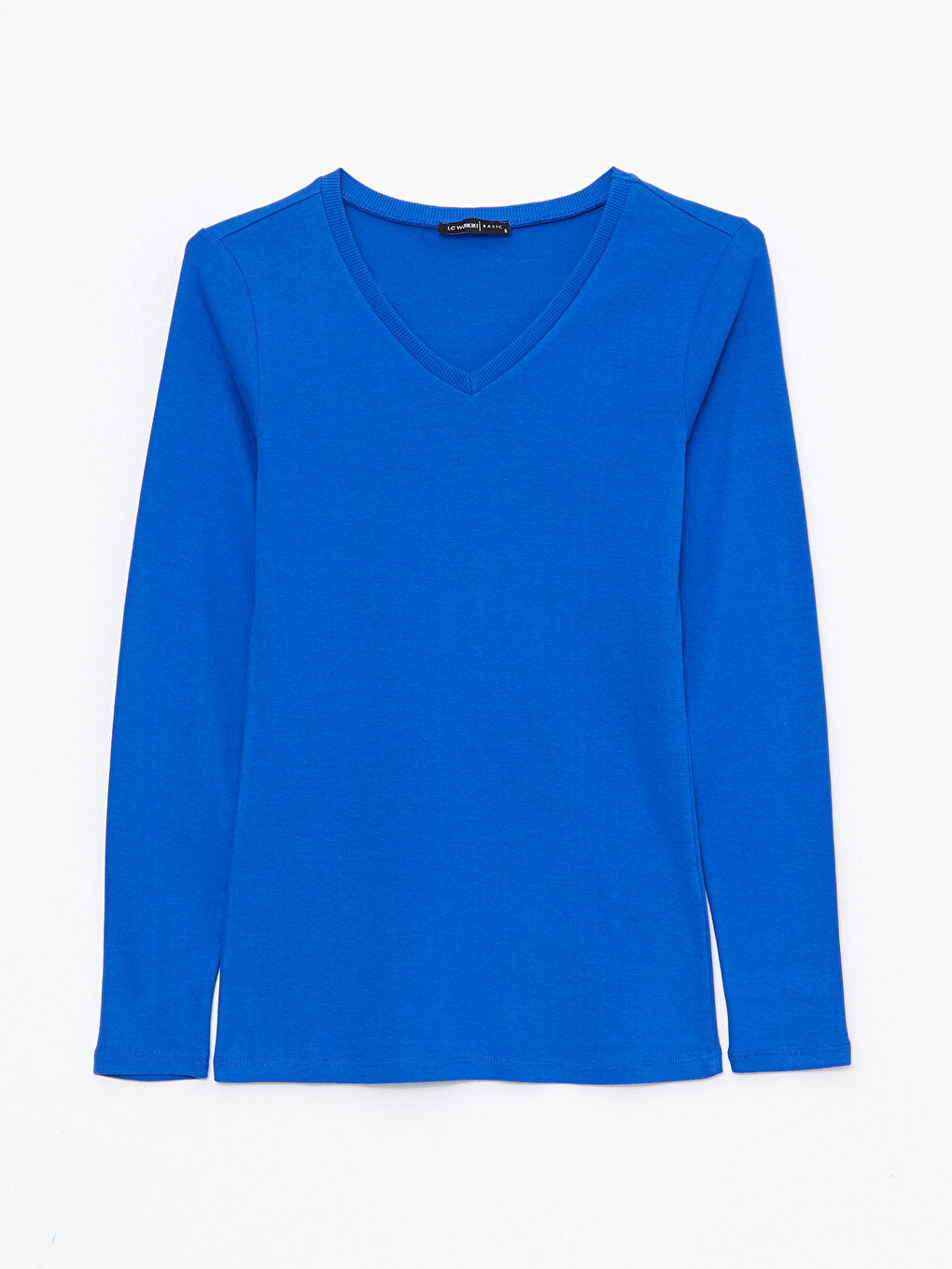 LCWAIKIKI Basic V-Neck Straight Long Sleeve Women's Body -W25248Z8-HNA