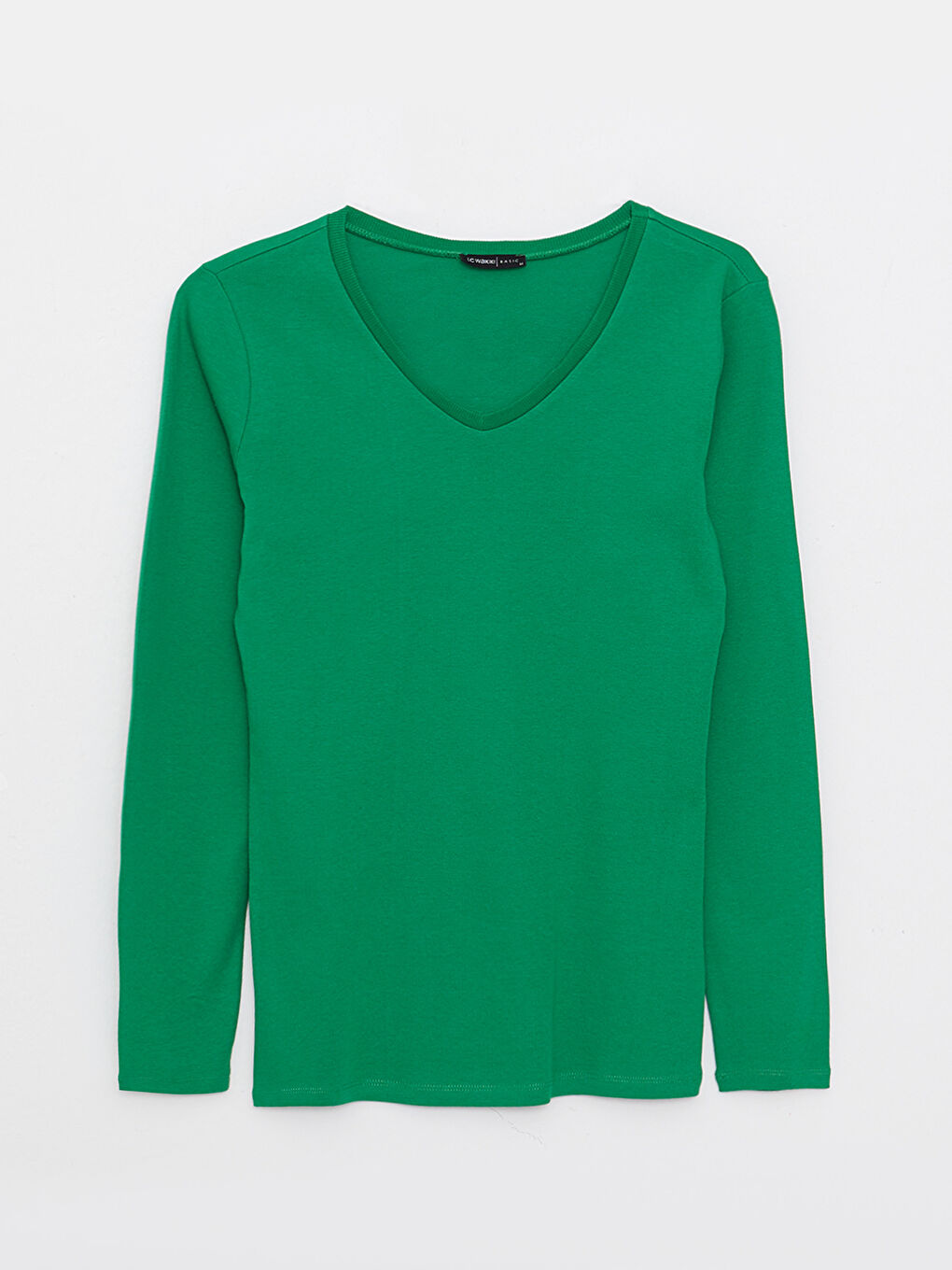 V-Neck Straight Long Sleeve Women's Body-5