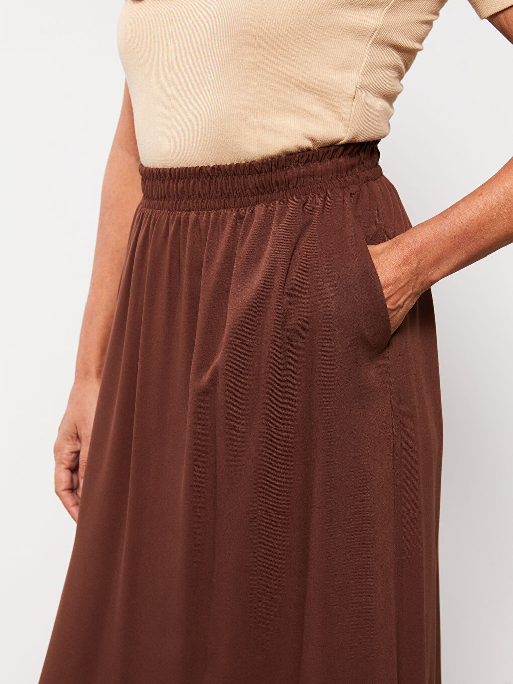 تەنورەی کەمەر لاستیک چاپکراو فۆرمی A ڤیسکۆز بۆ ژنان-3