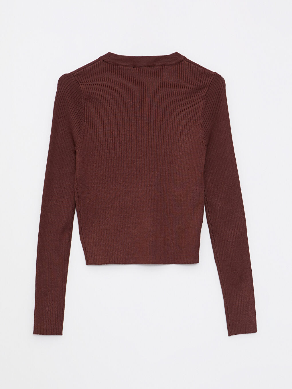 LCW Vision Crew Neck Plain Long Sleeve Women's Knitwear Sweater -W25269Z8-HFD