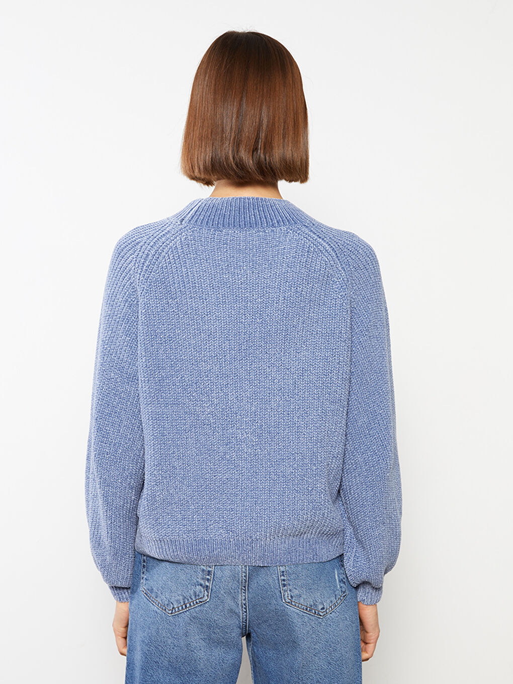 LCW Vision Trichterkragen Damen Strickpullover -W25270Z8-GNQ