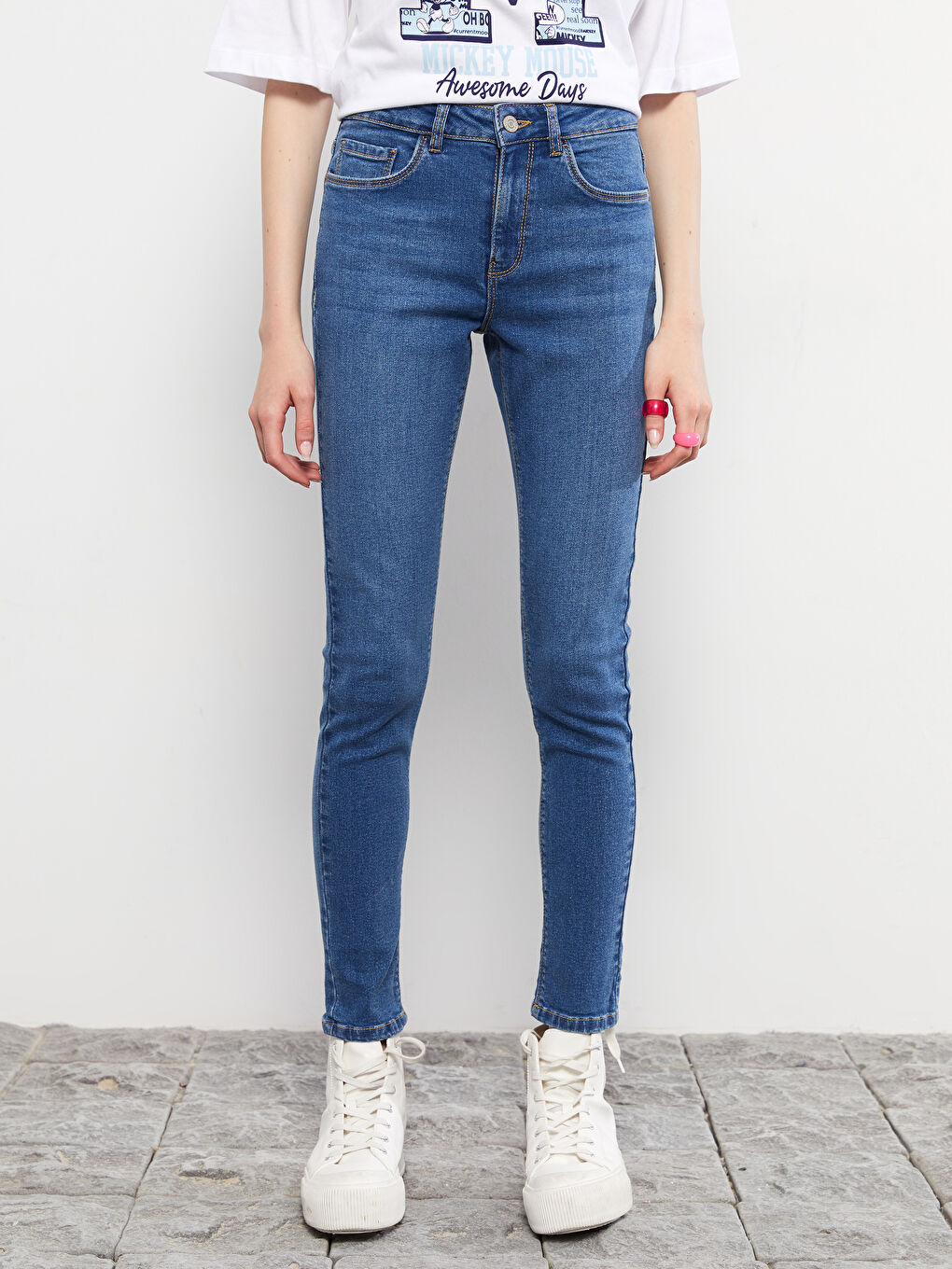 Джинсы Женские Rodeo Mercury Скинни Прямого Кроя С Карманами-2