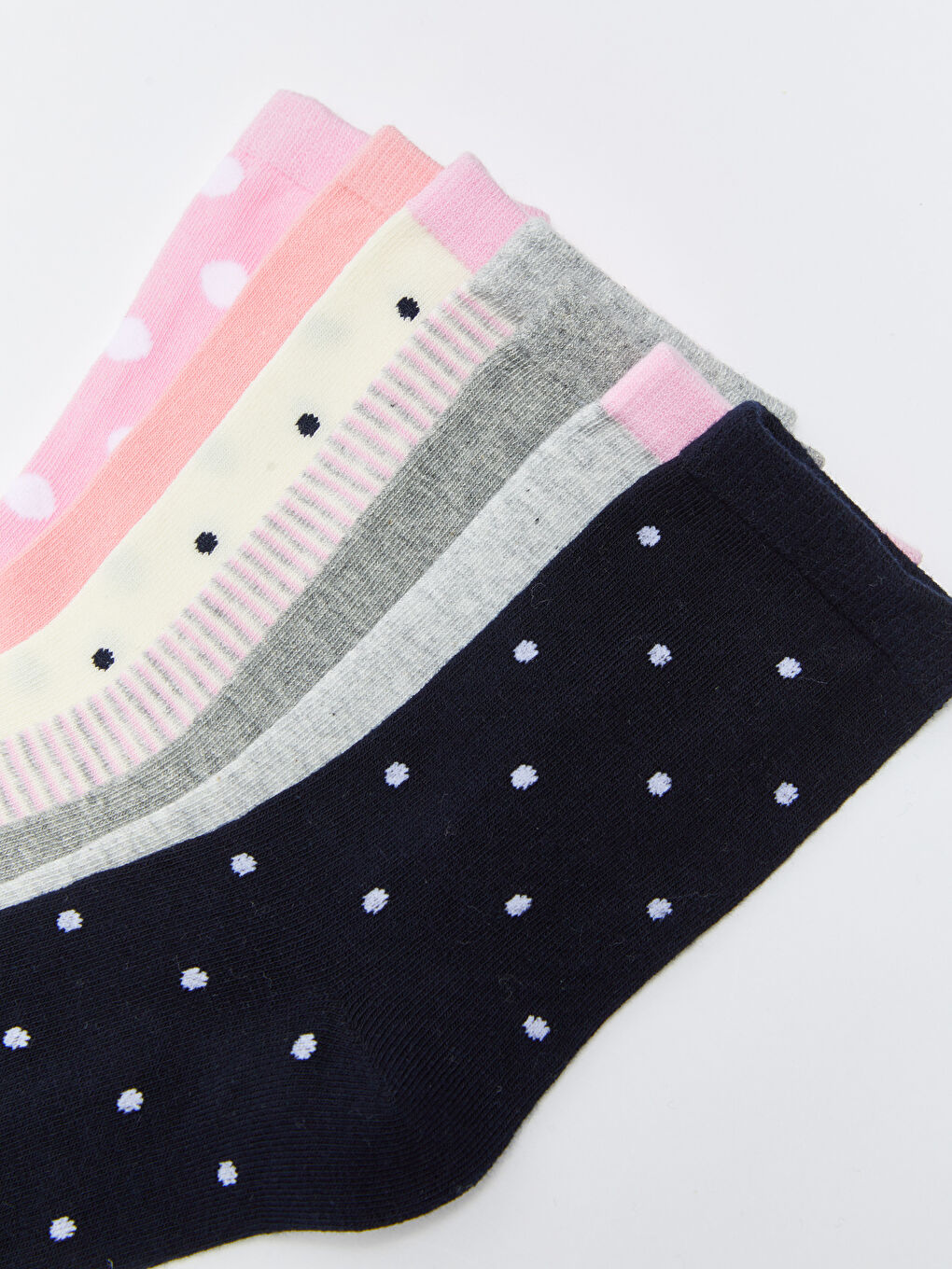 7-pack Girl's Ankle Socks-2