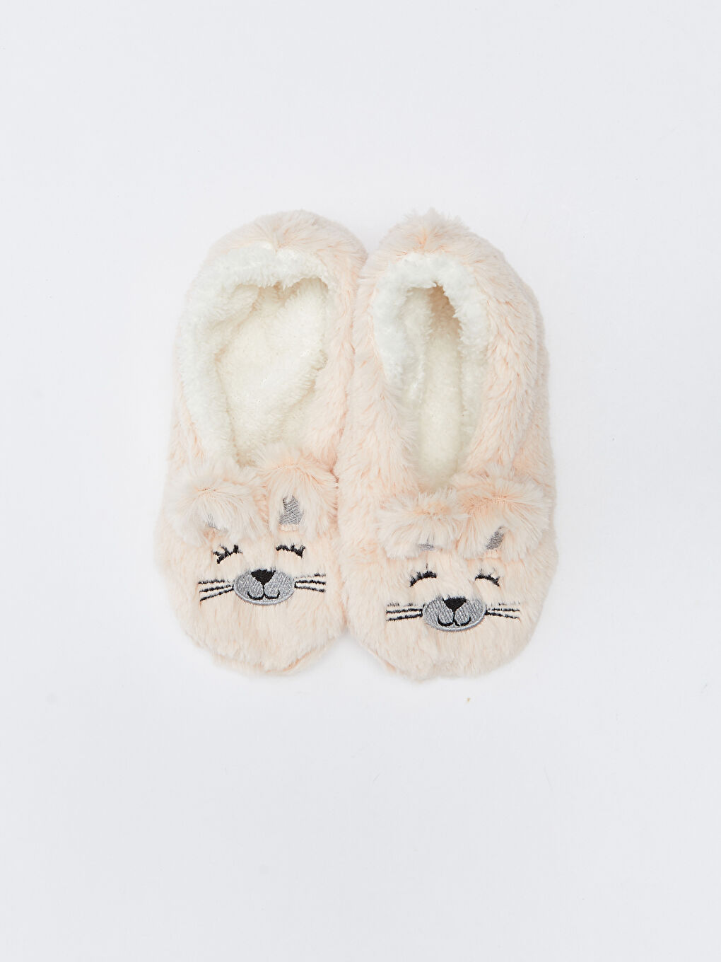 LCW Kids Bestickte Plüsch-Homewear-Socken für Mädchen -W25331Z4-J3W
