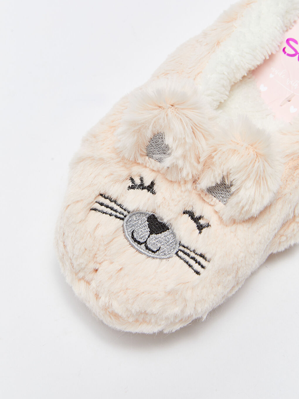LCW Kids Bestickte Plüsch-Homewear-Socken für Mädchen -W25331Z4-J3W