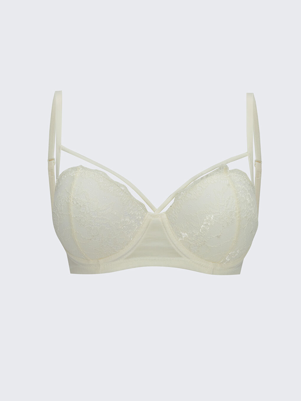 Underwire Half Padded Lace Detailed Bra