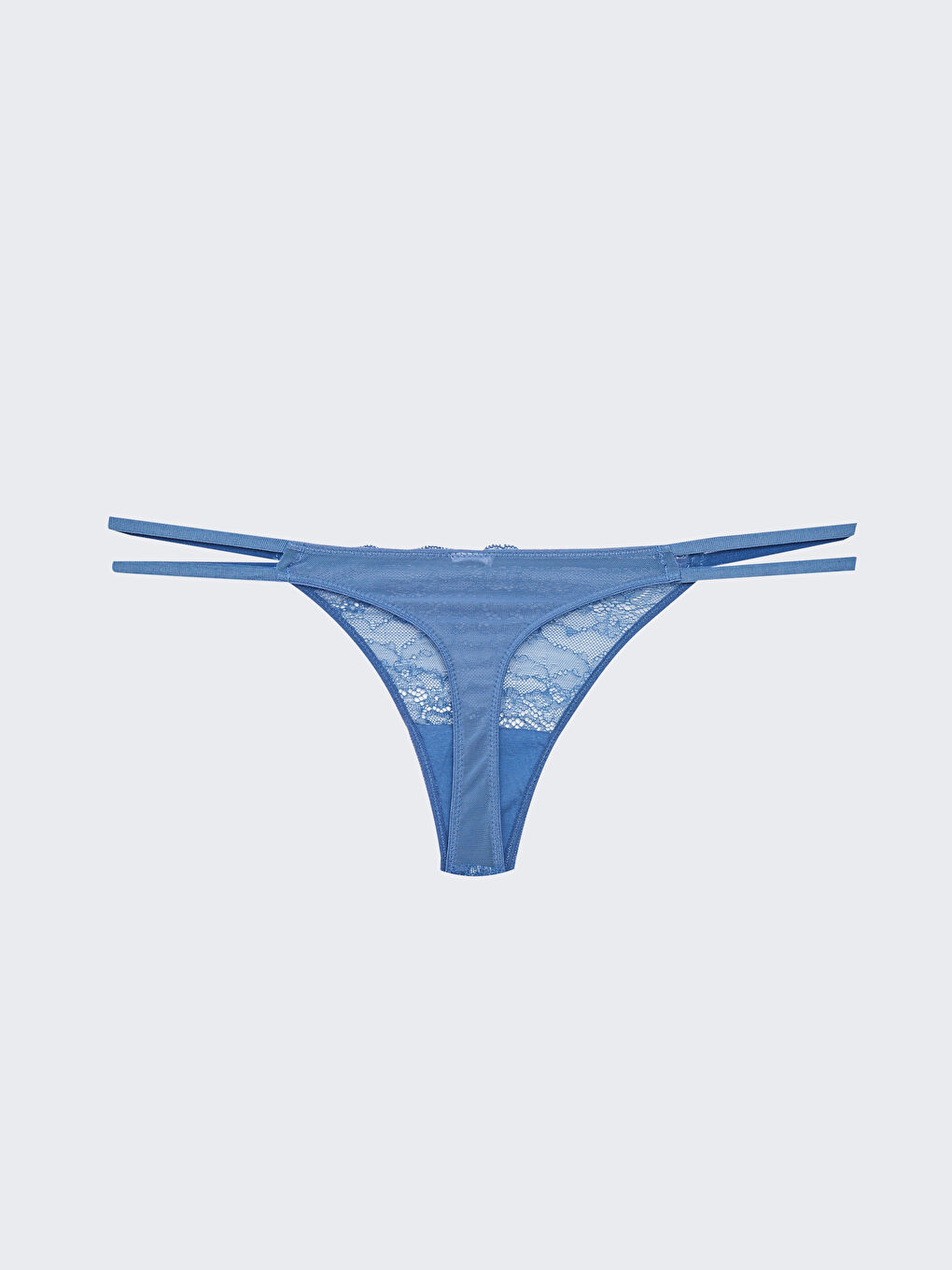 Embroidered Women's Thong Panties-1