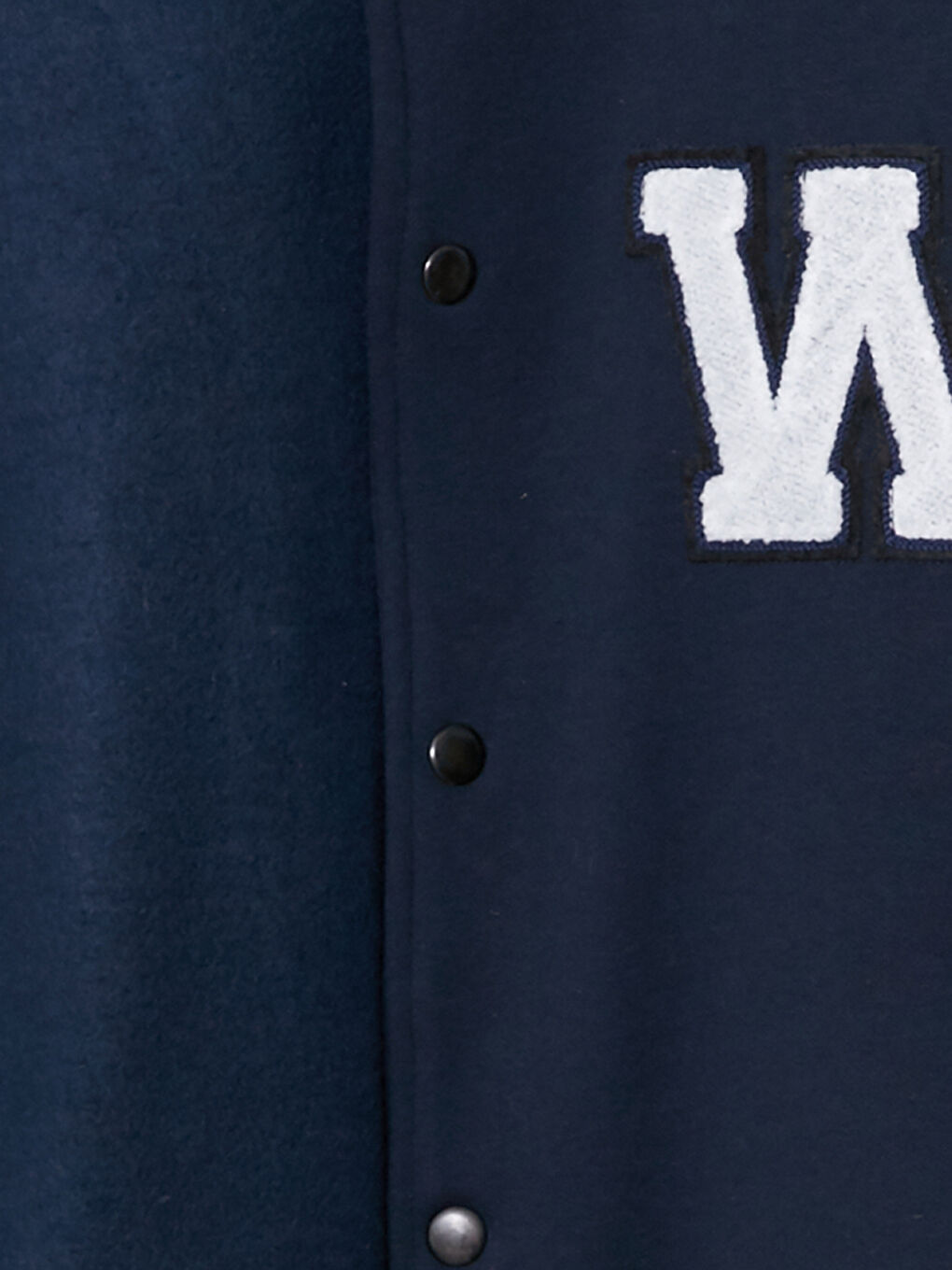 Lacivert Standart Kalıp Kolej Yaka Bomber Erkek Mont-8