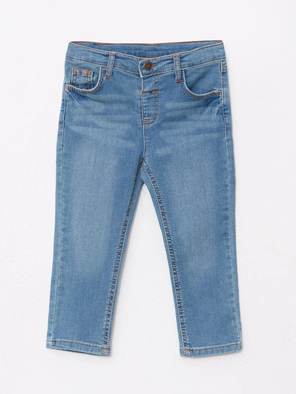 LCW baby İndigo Basic Erkek Bebek Jean Pantolon - 2