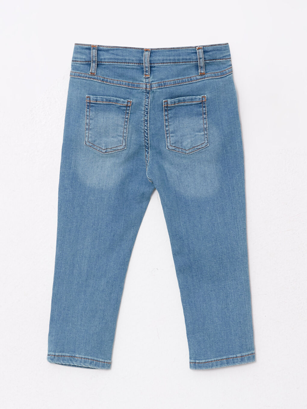 LCW baby İndigo Basic Erkek Bebek Jean Pantolon - 3