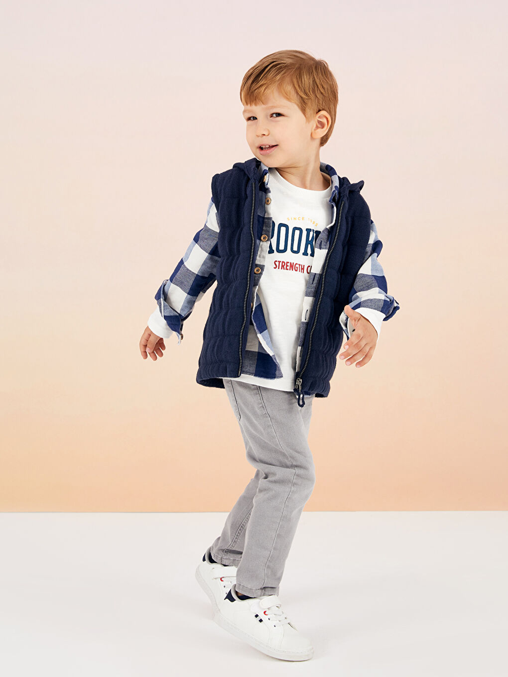 Gri Rodeo Jean Pantolon-1