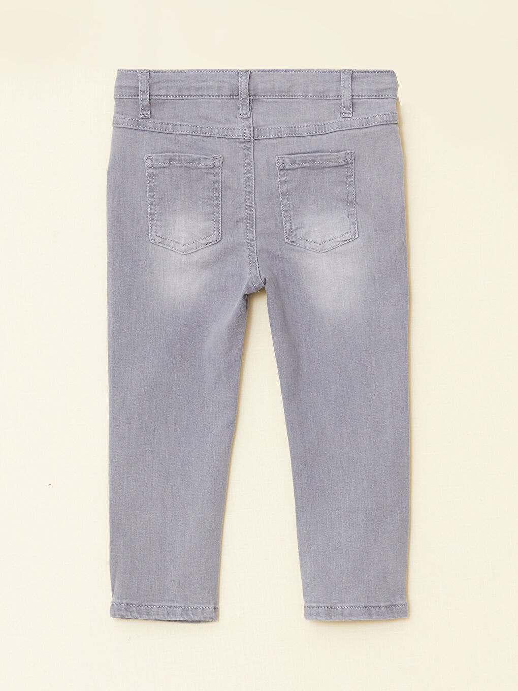 Gri Rodeo Jean Pantolon-3