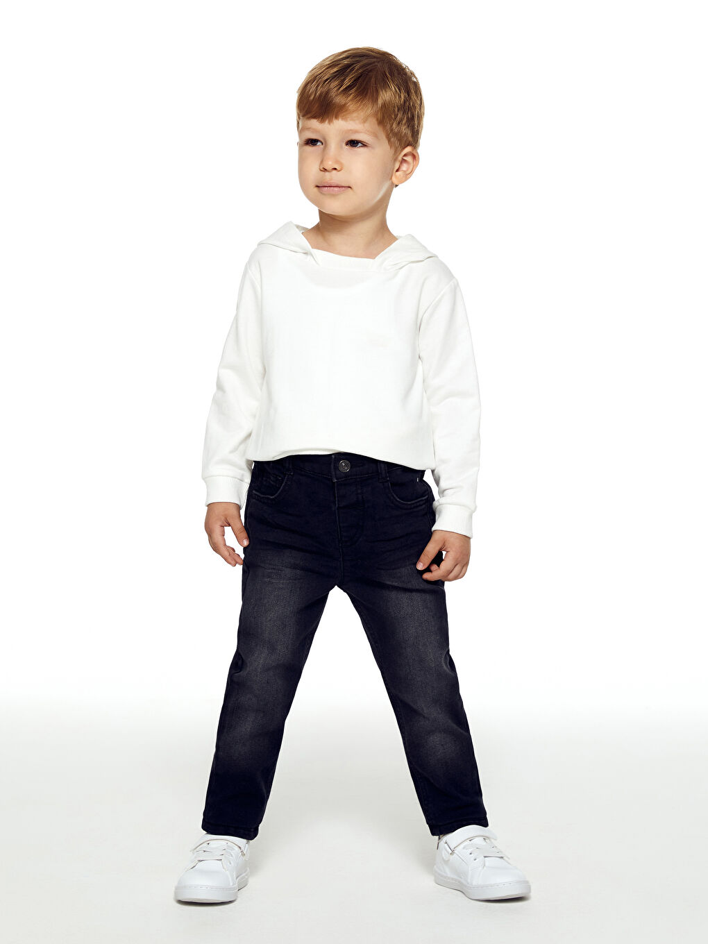 Antrasit Basic Erkek Bebek Jean Pantolon