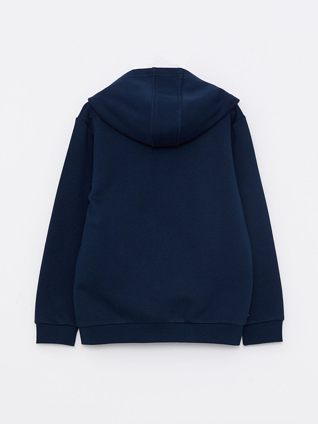 LCW Kids Hooded Basic Long Sleeve Boys' Zippered Sweatshirt -W25424Z4-NOO