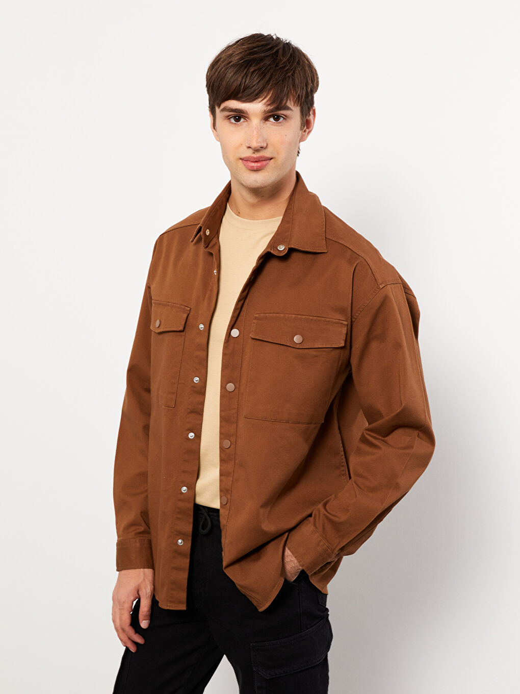 XSIDE Locker Sitz Langarm Herren Hemdjacke -W25477Z8-J0V