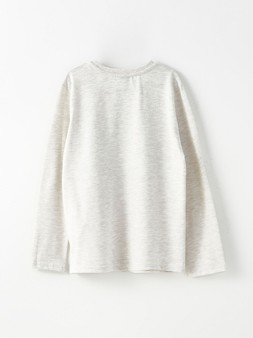 LCW Kids Rundhalsausschnitt Bedrucktes Pailletten Besticktes Langarm Jungen T-Shirt -W25493Z4-L8Q