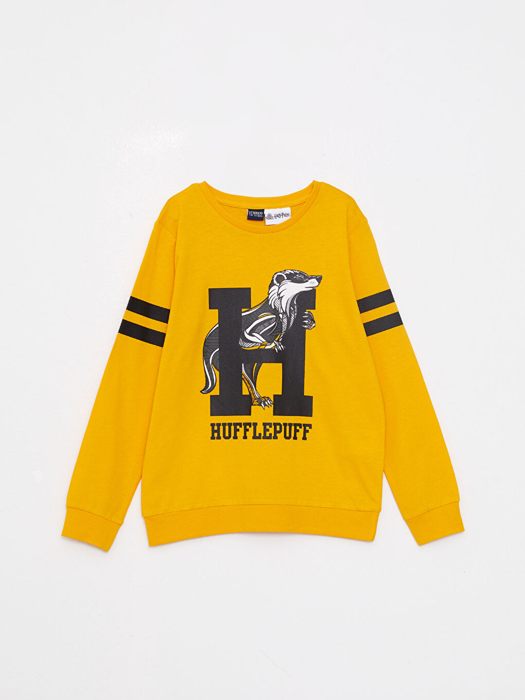 تيشيرت ياقة دائرية هاري بوتر مطبوع كم طويل قطن اولاد