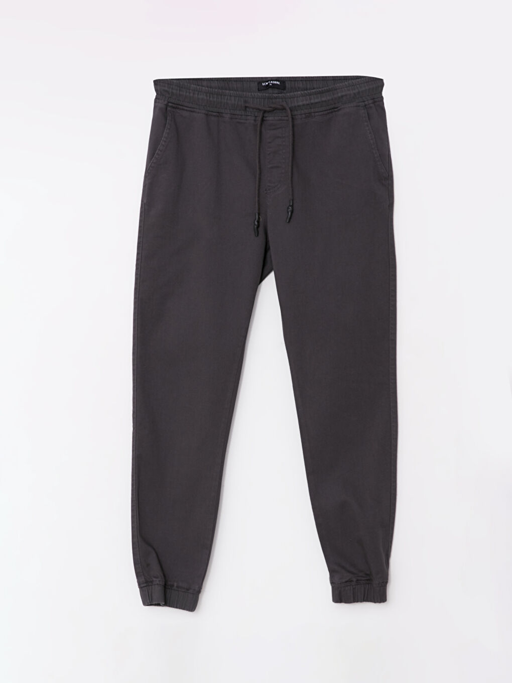 Antrasit Slim Fit Gabardin Erkek Jogger Pantolon-6