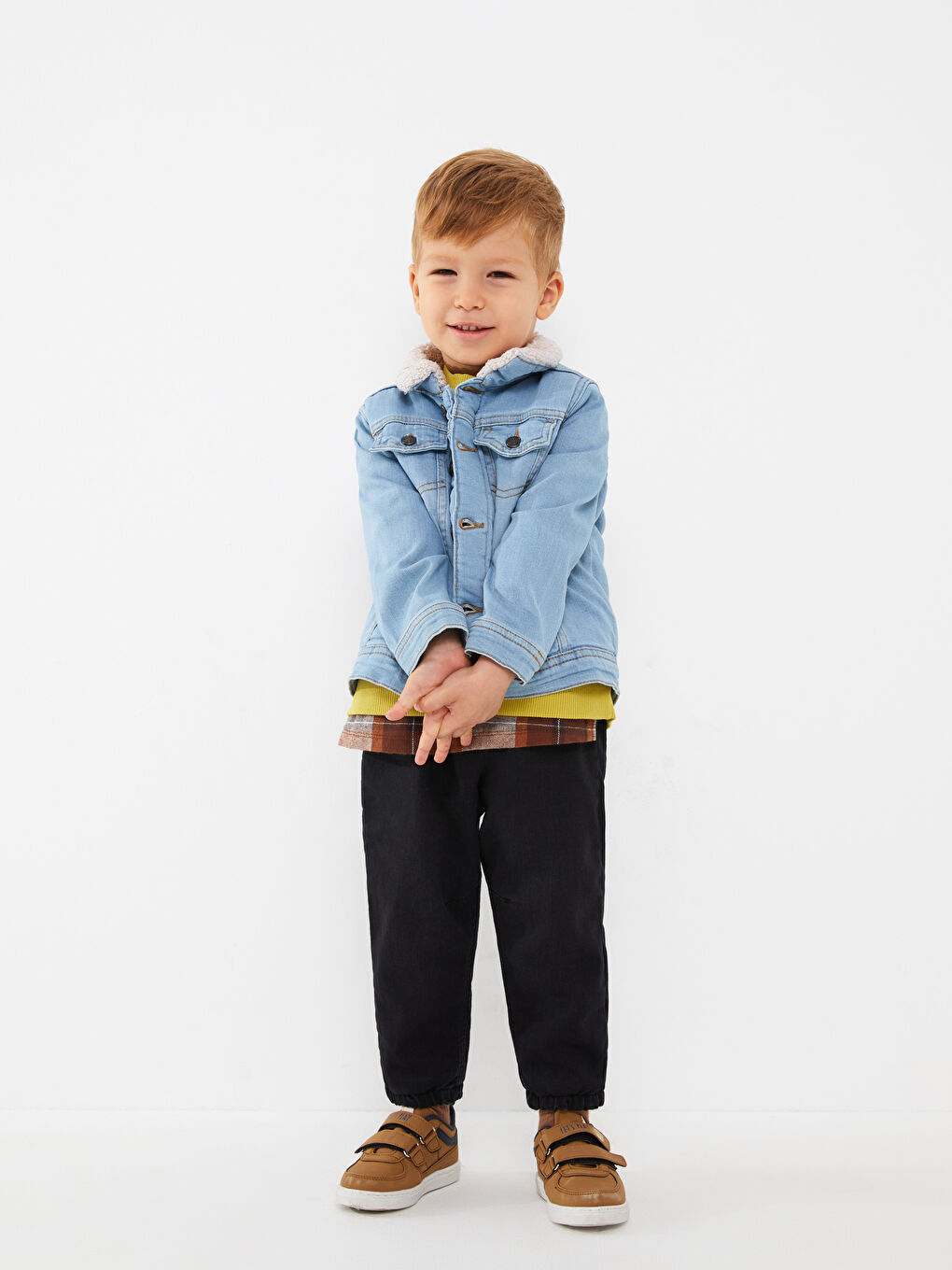 LCW baby Long Sleeve Basic Baby Boy Jean Jacket -W25529Z1-311