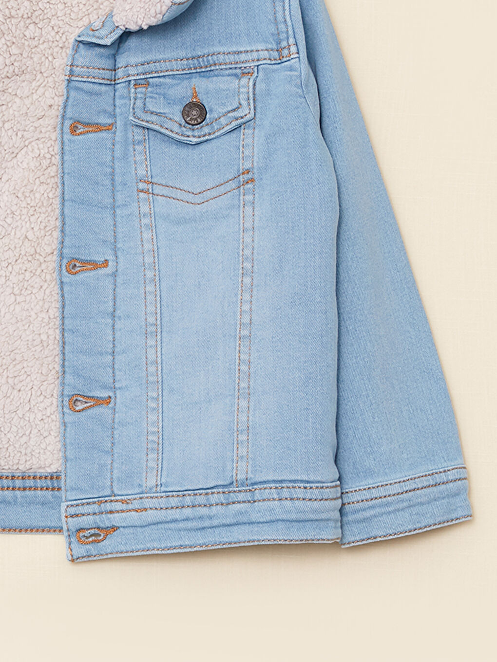 LCW baby Long Sleeve Basic Baby Boy Jean Jacket -W25529Z1-311