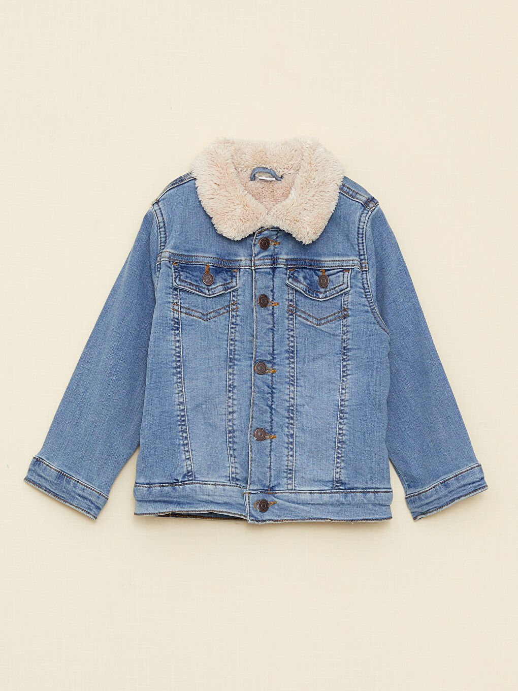 Long Sleeve Basic Baby Boy Jean Jacket