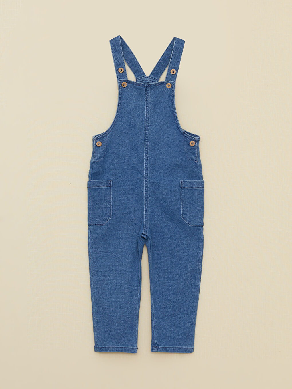 Дънков Гащеризон за Бебе Момче с Квадратно Деколте-2