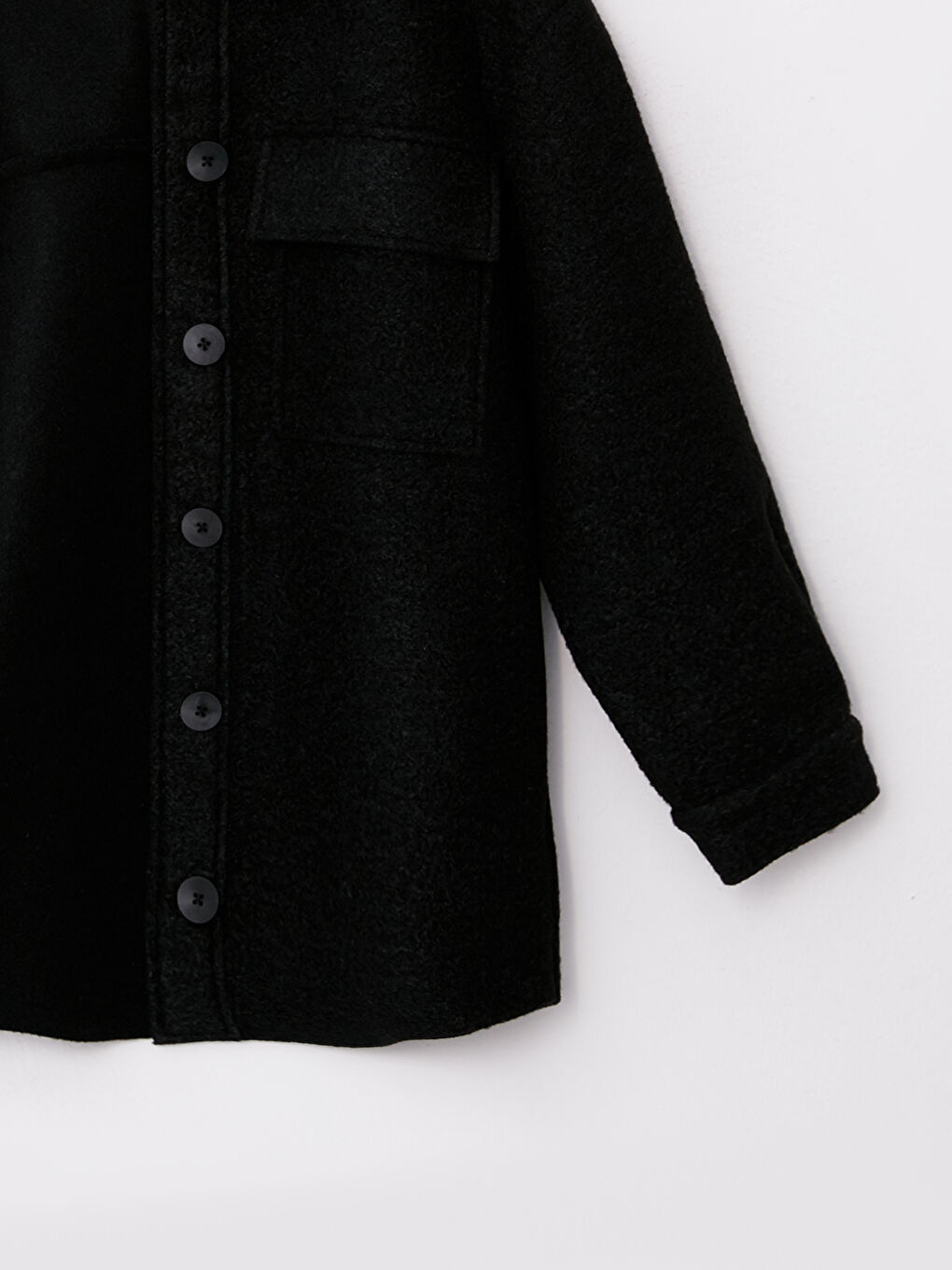 Collared Neck Oversize Women's Jacket-8