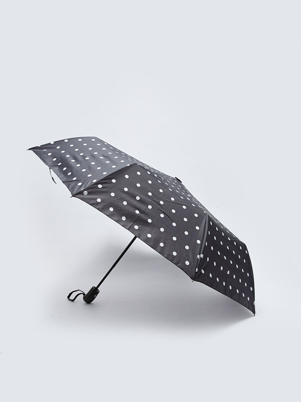 Karışık Katlamalı Puantiyeli Kadın Şemsiye-1