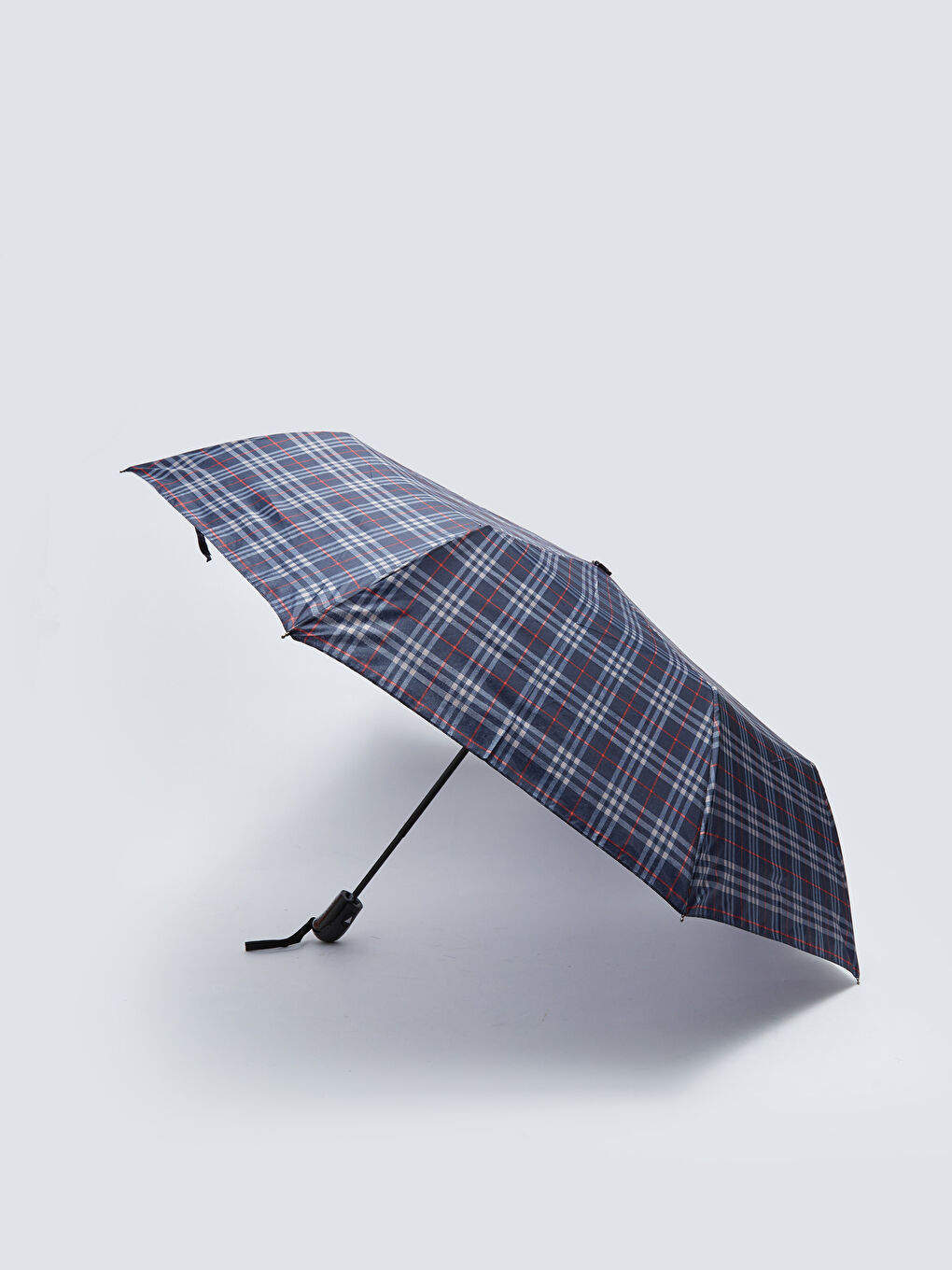 Karışık Ekoseli Kadın Şemsiye-1