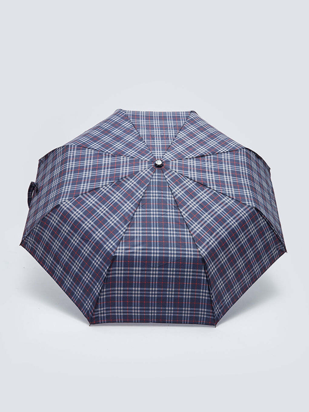 Karışık Ekoseli Kadın Şemsiye-2