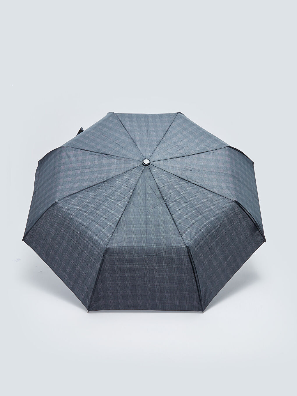 Checked Men's Automatic Umbrella-2