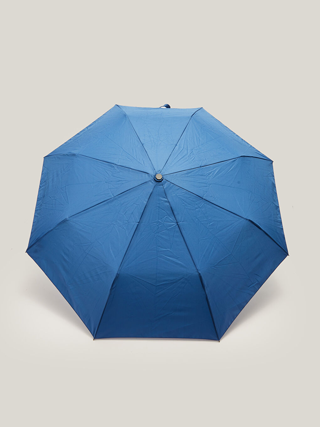 Lacivert Düz Katlamalı Erkek Şemsiye-2