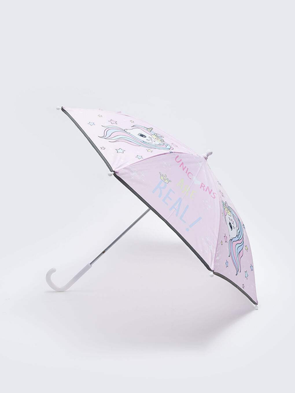 Karışık Baskılı Kız Çocuk Şemsiye