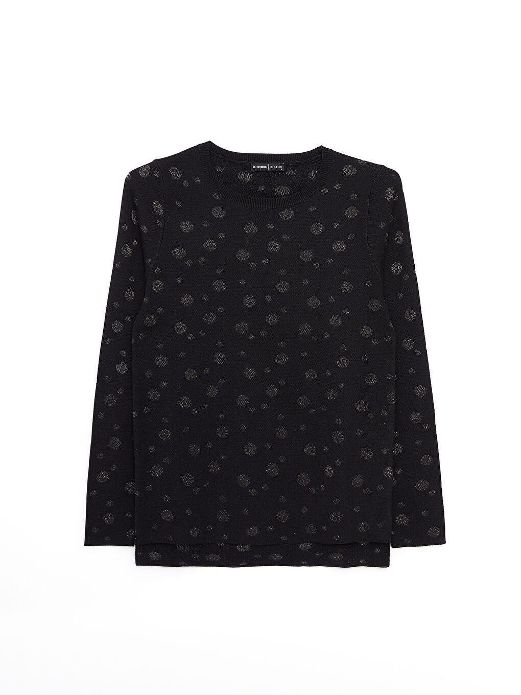 Pull-over à Col Rond Imprimé Manches Longues pour Femmes-5