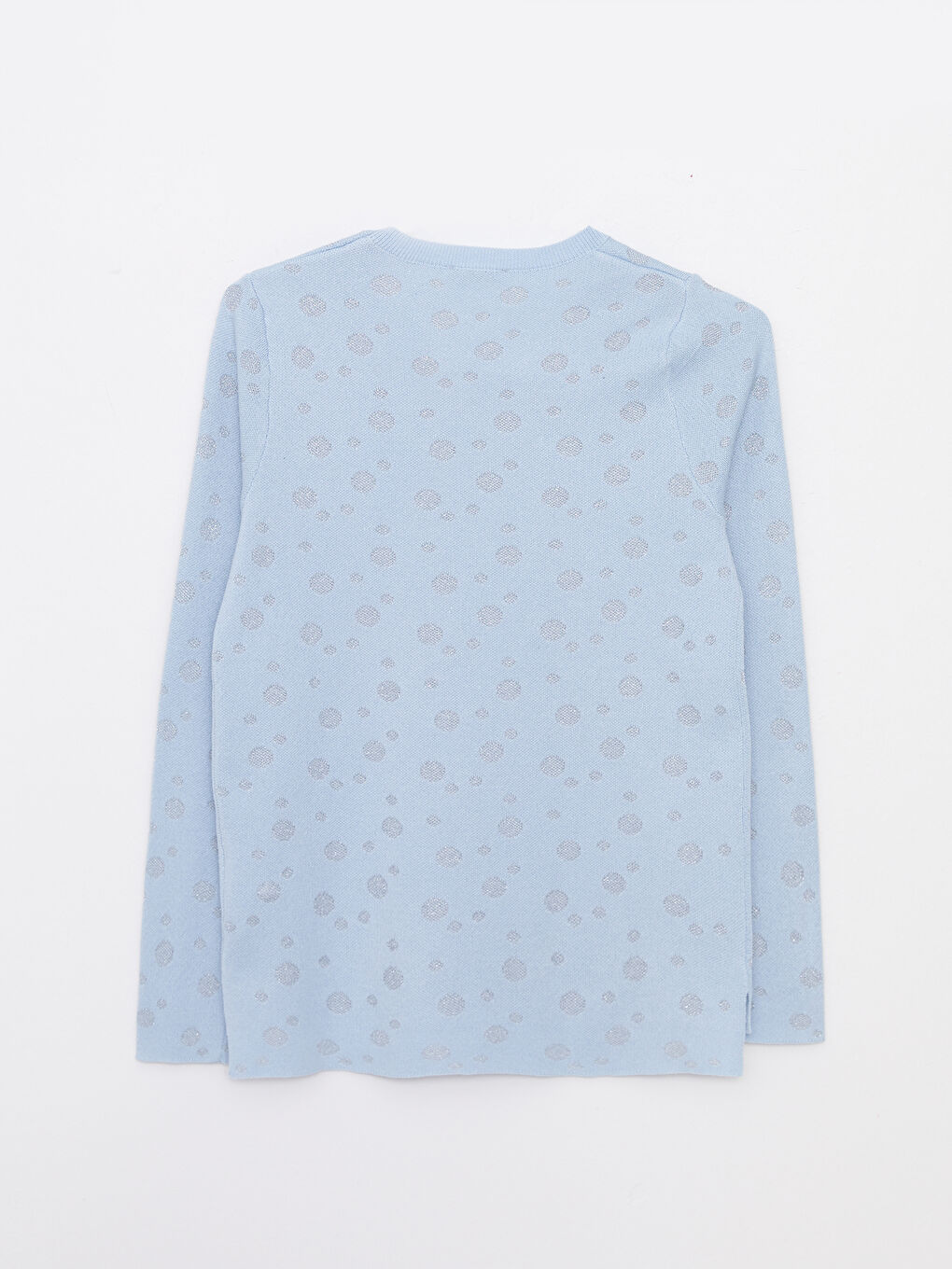 سترة ياقة دائرية كم طويل مطبوع للسيدات-6