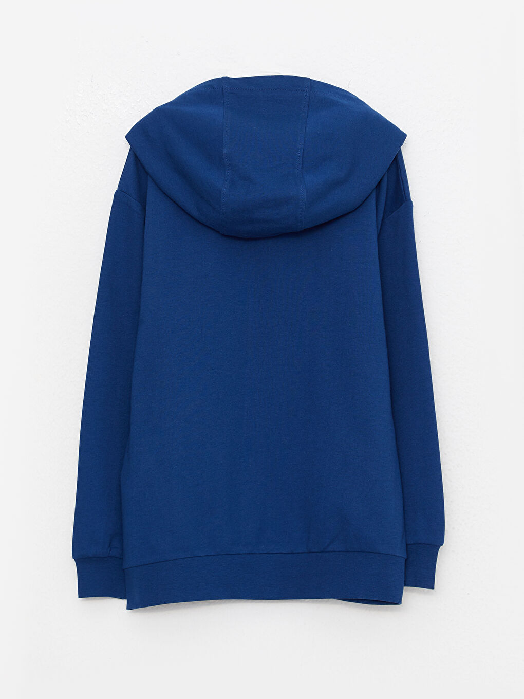 Lacivert Kapüşonlu Marvel Baskılı Uzun Kollu Erkek Çocuk Sweatshirt-1