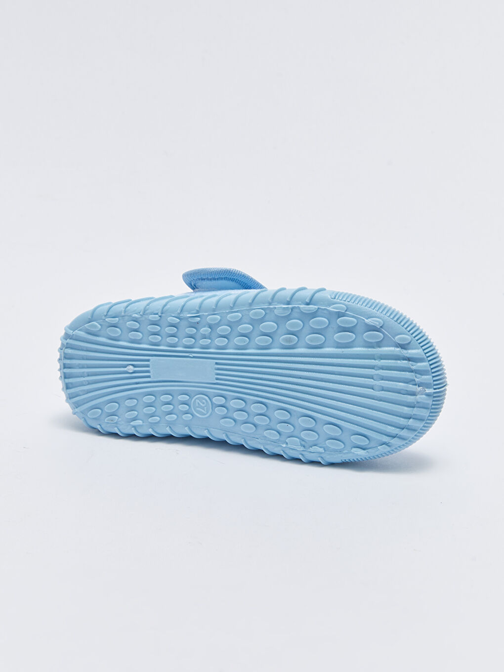 Mavi Frozen Lisanslı Cırt Cırtlı Kız Çocuk Panduf-3