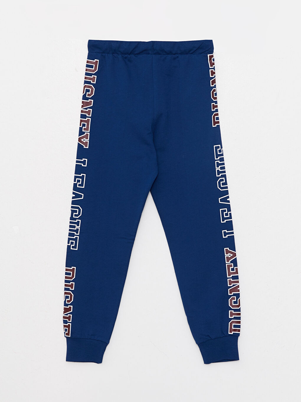 Lacivert Beli Lastikli Mickey Mouse Baskılı Erkek Çocuk Jogger Eşofman Altı-4