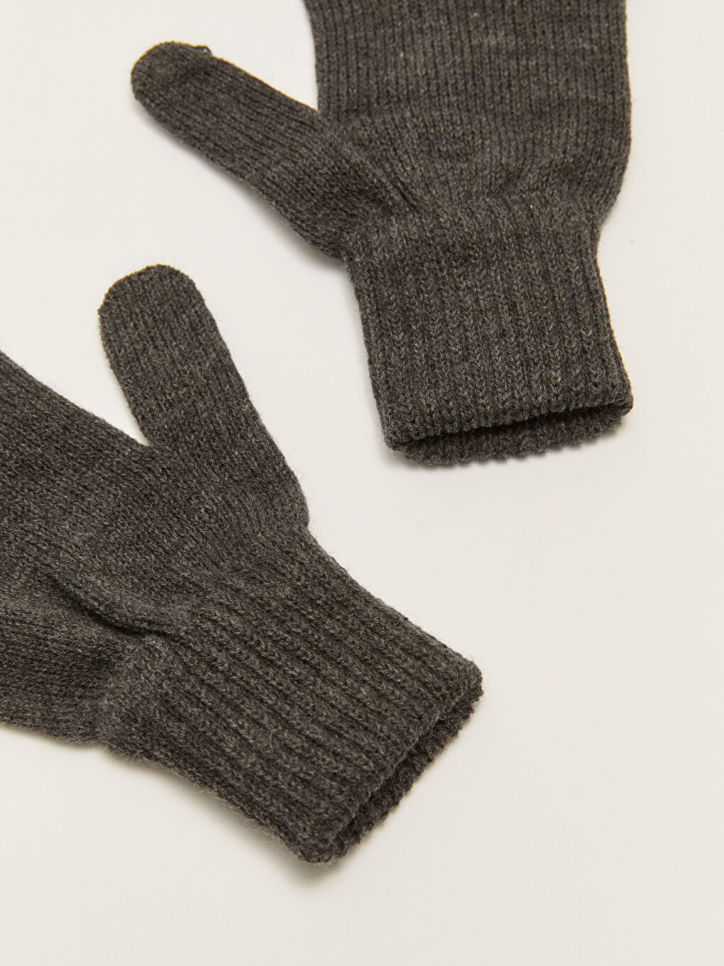 Siyah Triko Erkek Eldiven 2'li-3