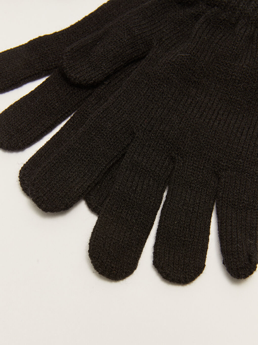 Siyah Triko Erkek Eldiven 2'li-5