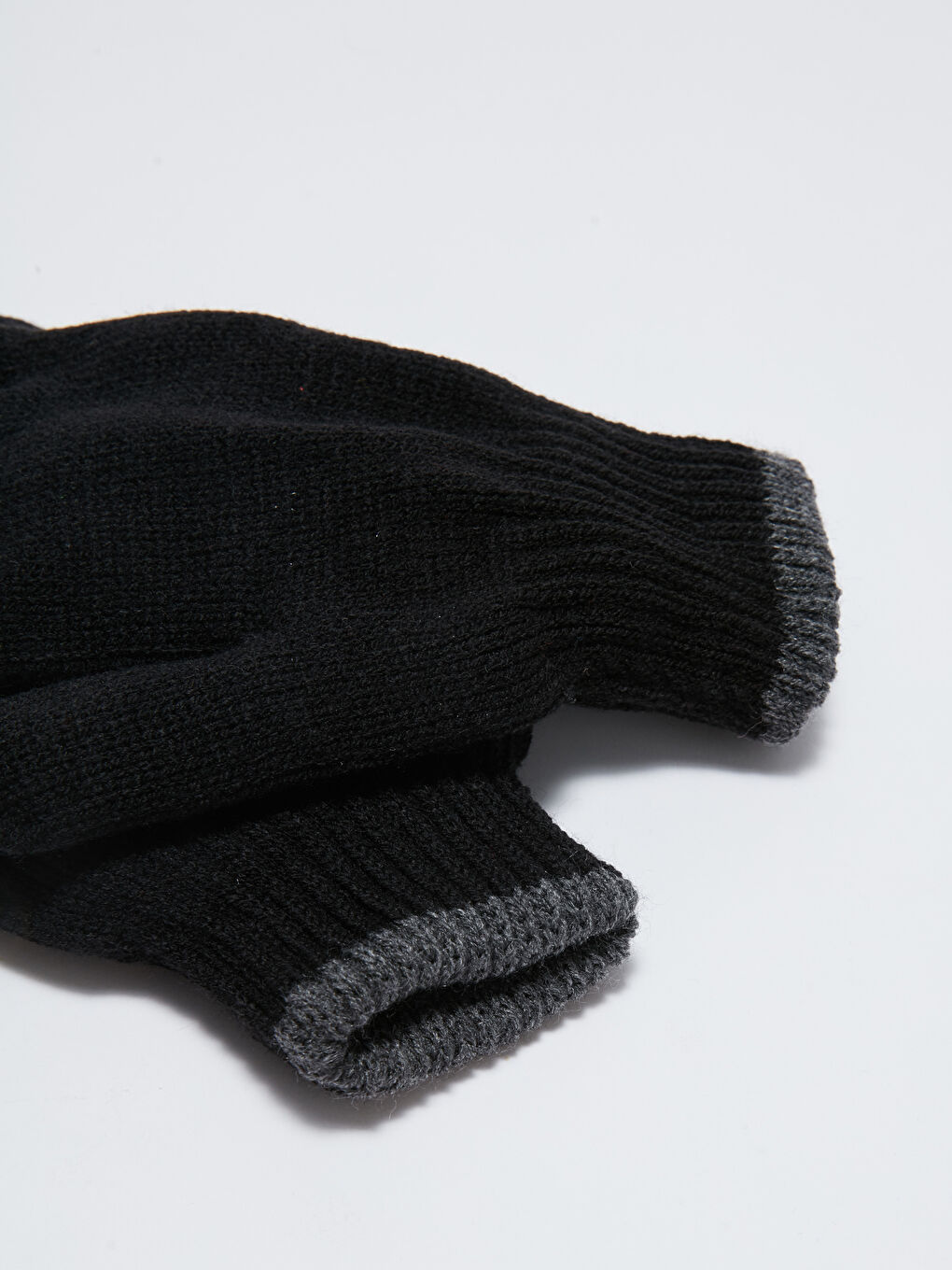 Siyah Renk Bloklu Erkek Eldiven-3