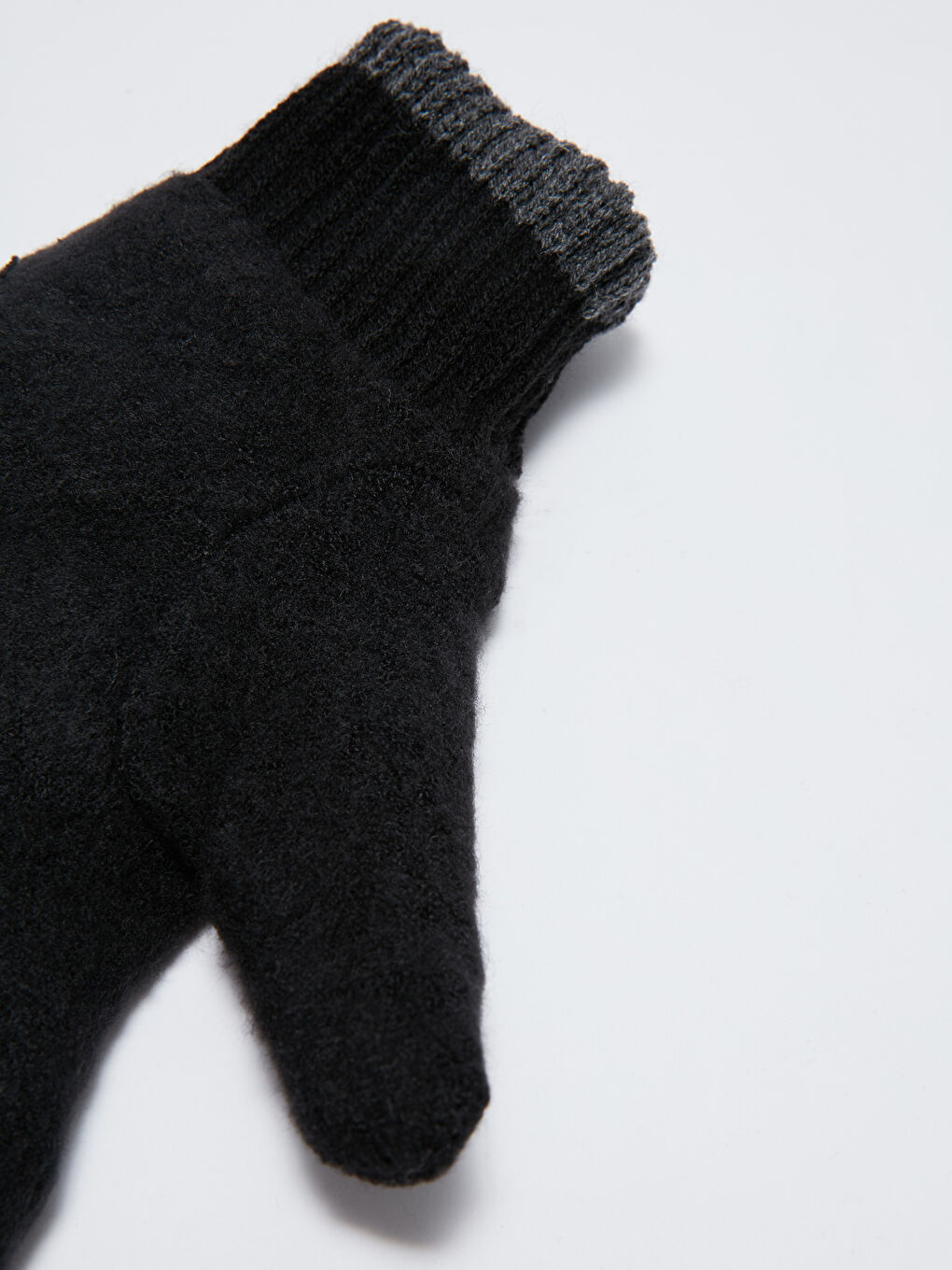 Siyah Renk Bloklu Erkek Eldiven-4