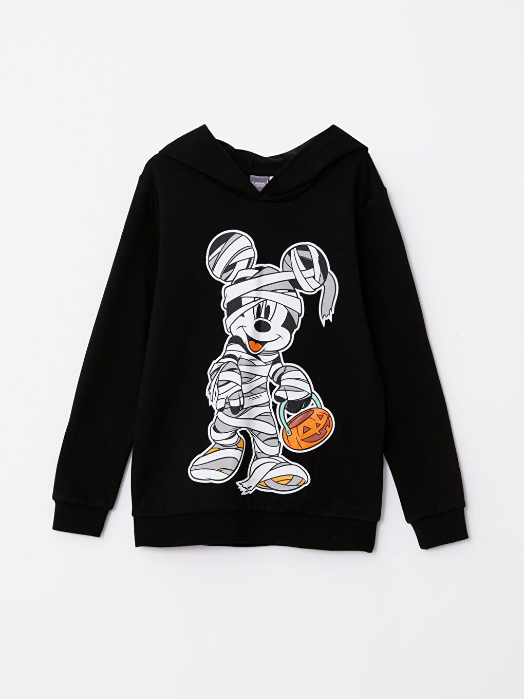 LCW Kids Hooded Mickey Mouse Printed Long Sleeve Boys' Sweatshirt -W25708Z4-CVL