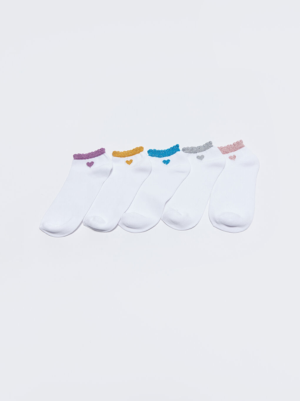 LCW DREAM Bedruckte Sneaker-Socken für Damen 5er-Pack -W25788Z8-J5E