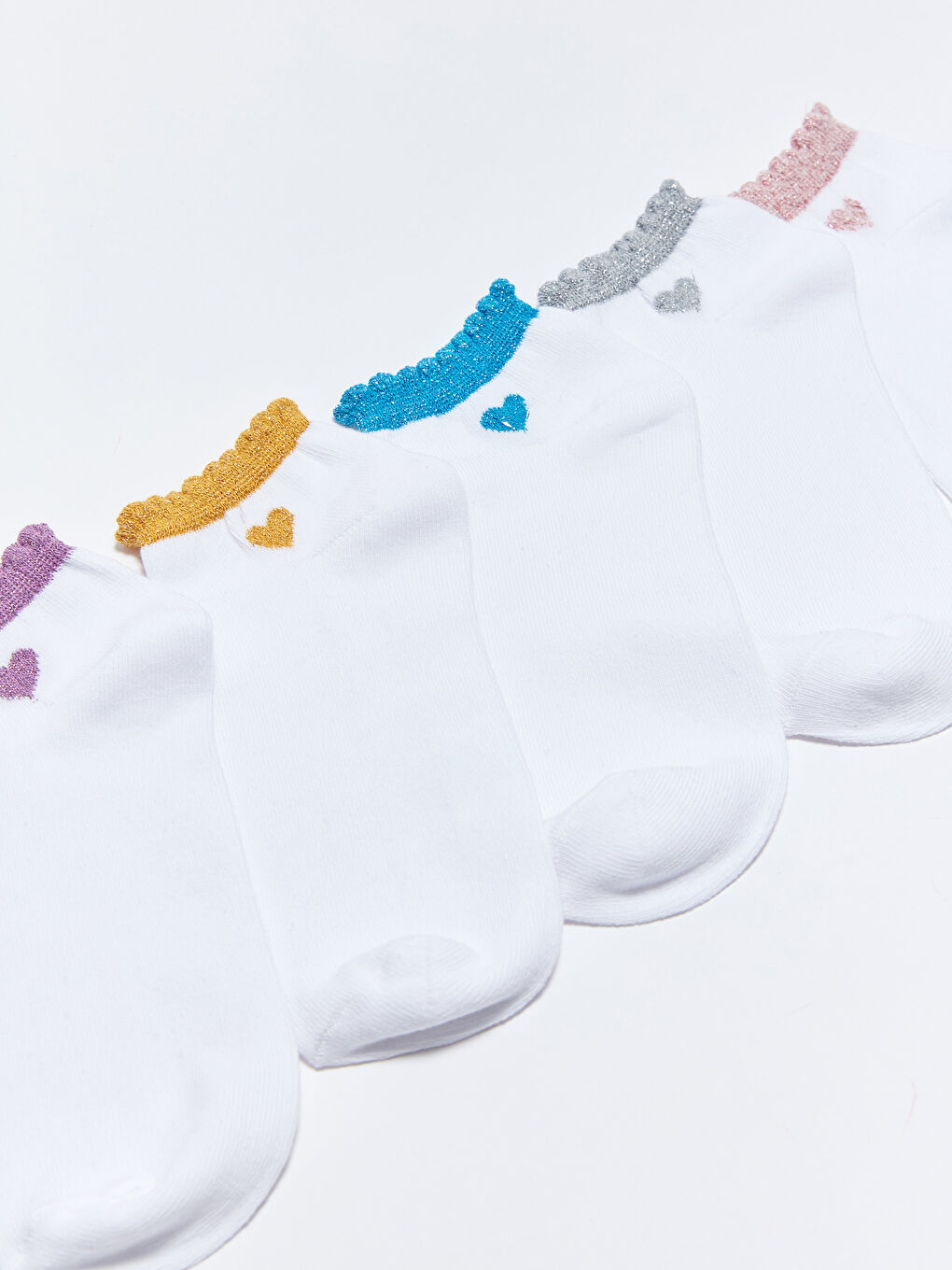 LCW DREAM Bedruckte Sneaker-Socken für Damen 5er-Pack -W25788Z8-J5E