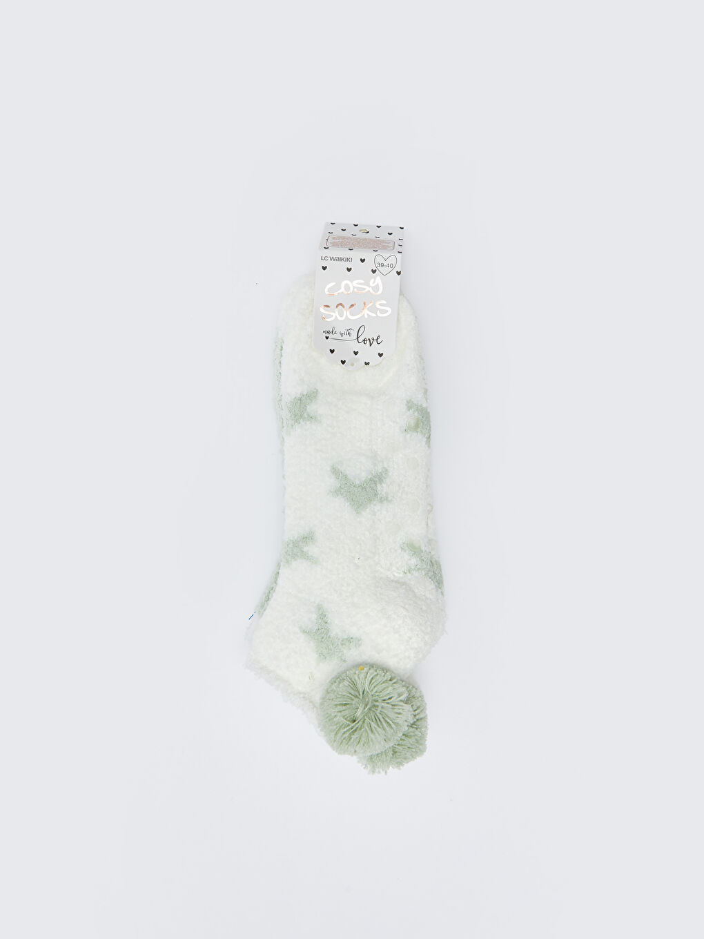LCW DREAM Gemusterte Homewear-Socken für Damen 2er-Pack -W25832Z8-J1F